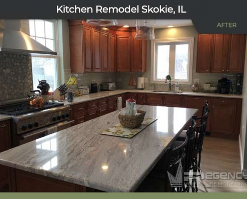 Kitchen Remodel - 8033 Lorel Ave, Skokie, IL 60077 by Regency Home Remodeling