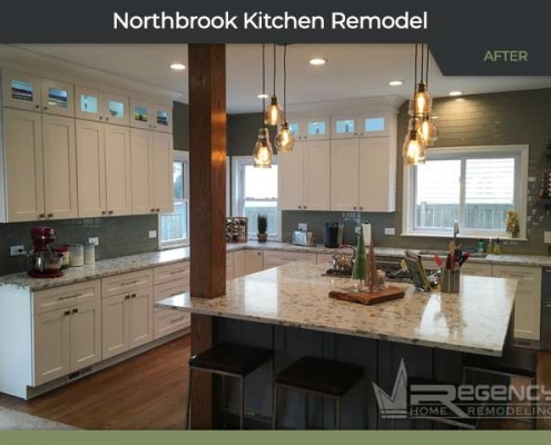 Kitchen Remodel - 1113 Blackthorn Ln, Northbrook, IL 60062 by Regency Home Remodeling