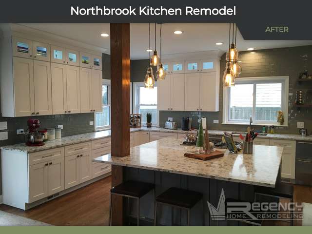 Kitchen Remodel - 1113 Blackthorn Ln, Northbrook, IL 60062 by Regency Home Remodeling