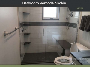 Bathroom Remodel - 8301 N Lowell Ave, Skokie, IL 60076 by Regency Home Remodeling