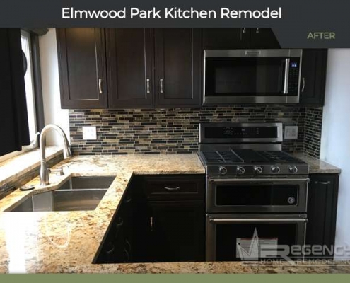 Kitchen Remodel - 7140 W North Ave, Chicago, IL 60707 by Regency Home Remodeling