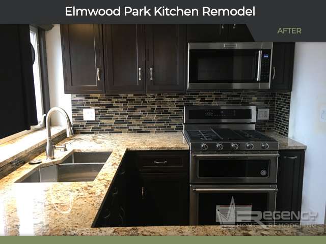 Kitchen Remodel - 7140 W North Ave, Chicago, IL 60707 by Regency Home Remodeling