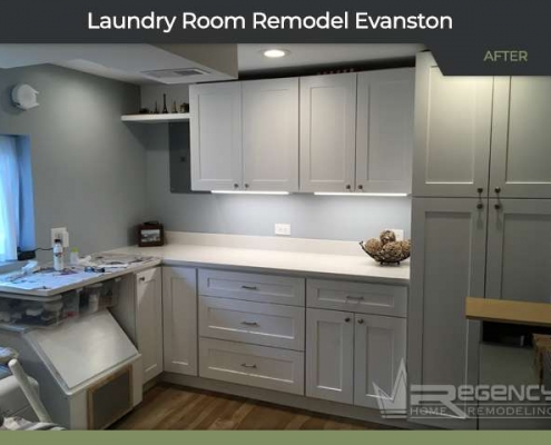 Laundry Room Remodel - 9246 Ewing Ave, Evanston, IL 60203 by Regency Home Remodeling