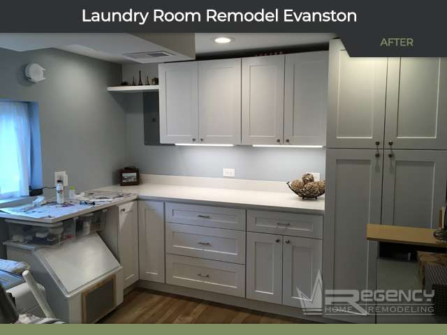 Laundry Room Remodel - 9246 Ewing Ave, Evanston, IL 60203 by Regency Home Remodeling