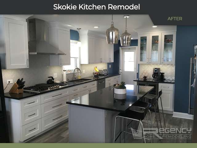 Kitchen Remodel - 8105 Kilbourn Ave, Skokie IL 60076 by Regency Home Remodeling