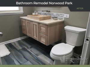 Bathroom Remodel - 6355 W Huntington St, Chicago, IL 60646 by Regency Home Remodeling.