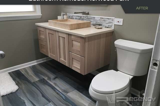 Bathroom Remodel - 6355 W Huntington St, Chicago, IL 60646 by Regency Home Remodeling.