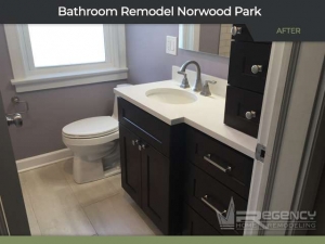 Bathroom Remodel - 7679 W Norwood St, Chicago, IL 60631 by Regency Home Remodeling.