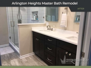 Master Bath Remodel - 1126 N Highland Ave, Arlington Heights, IL 60004 by Regency Home Remodeling