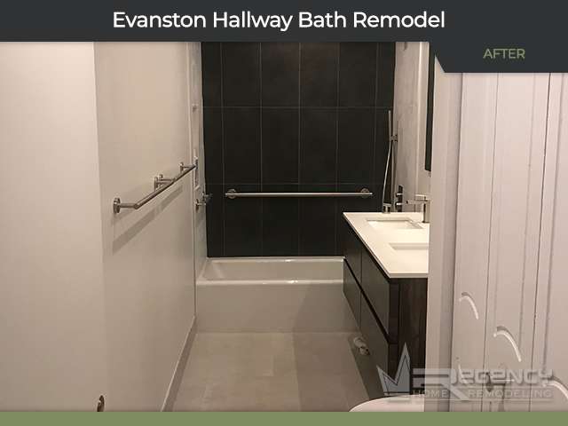 Bathroom Remodel - 820 Oakton St, Evanston, IL 60202 by Regency Home Remodeling.