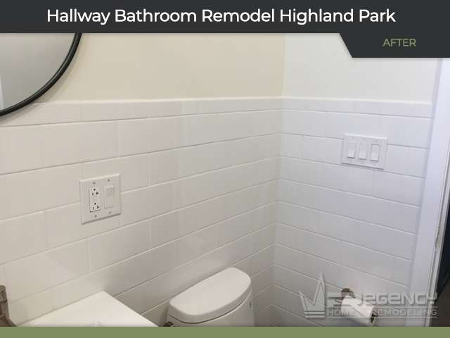 Hallway Bathroom Remodel - 908 Rollingwood Rd, Highland Park, IL 60035 by Regency Home Remodeling