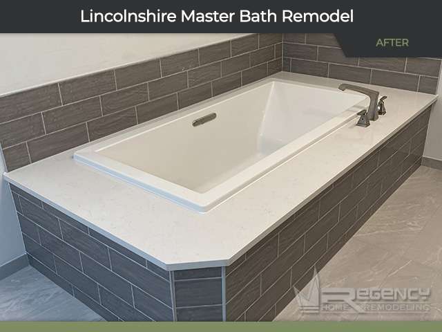 Master Bath Remodel - 211 Rivershire Ln, Lincolnshire, IL 60069 by Regency Home Remodeling
