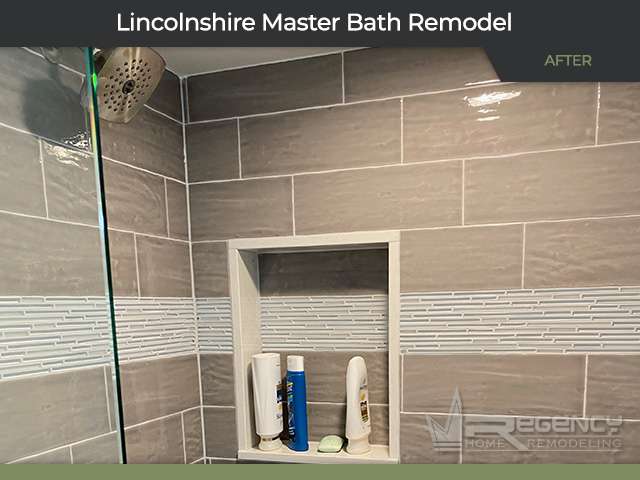 Master Bath Remodel - 211 Rivershire Ln, Lincolnshire, IL 60069 by Regency Home Remodeling