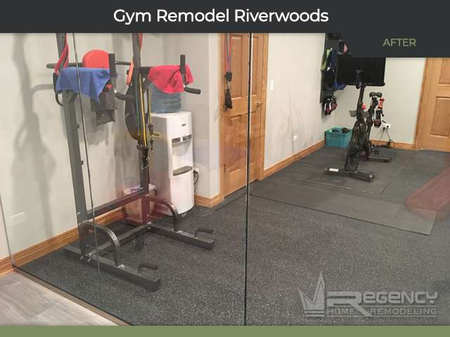 Gym Remodel - 975 Portwine Rd, Riverwoods, IL 60015 by Regency Home Remodeling