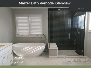 Master Bath Remodel - 1913 Westleigh Dr, Glenview IL 60025 by Regency Home Remodeling