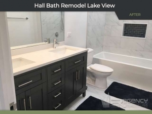 Hall Bath Remodel - 3025 N Racine Ave, Chicago, IL 60657 by Regency Home Remodeling