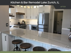 Kitchen & Bar Remodel - 728 Foxmoor Ln, Lake Zurich, IL 60047 by Regency Home Remodeling