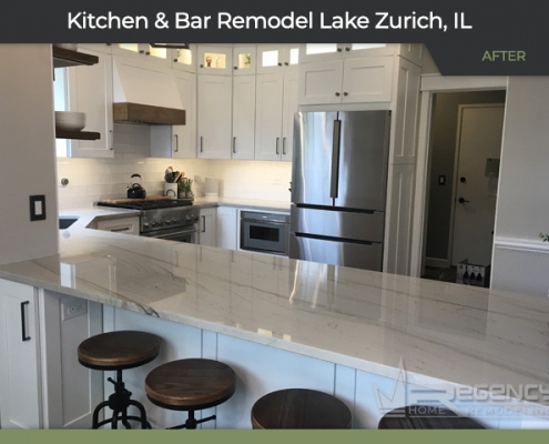Kitchen & Bar Remodel - 728 Foxmoor Ln, Lake Zurich, IL 60047 by Regency Home Remodeling