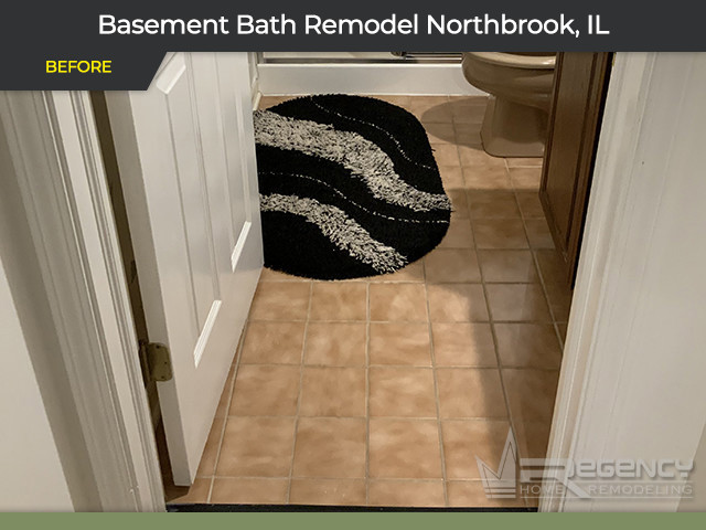 Basement Bath Remodel - 3927 Snowbird Ln, Northbrook, IL 60062 by Regency Home Remodeling