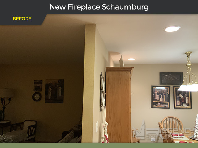 New Fireplace - 265 Woodville Ln, Schaumburg, IL 60193 by Regency Home Remodeling