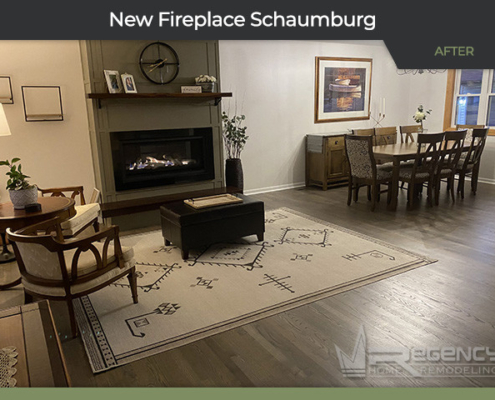 New Fireplace - 265 Woodville Ln, Schaumburg, IL 60193 by Regency Home Remodeling