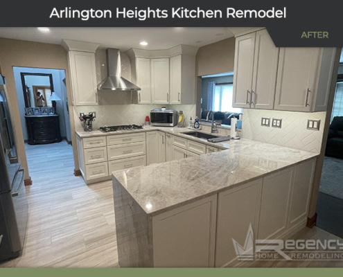 Kitchen & Laundry Room - 232 S Helena Ave, Arlington Heights, IL 60005 by Regency Home Remodeling