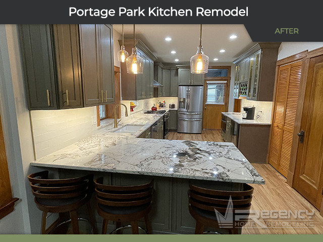 Kitchen Remodel - 5524 W Berteau Ave, Chicago, IL 60641 by Regency Home Remodeling