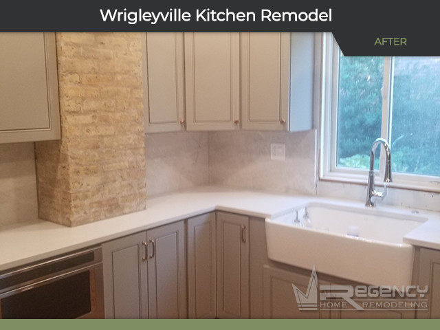 Kitchen Remodel - 1321 W Waveland Ave, Chicago, IL 60613 by Regency Home Remodeling