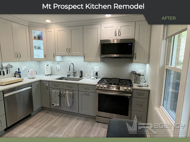 Kitchen Remodel - 514 Elmhurst Rd, Mt Prospect, IL 60056 by Regency Home Remodeling