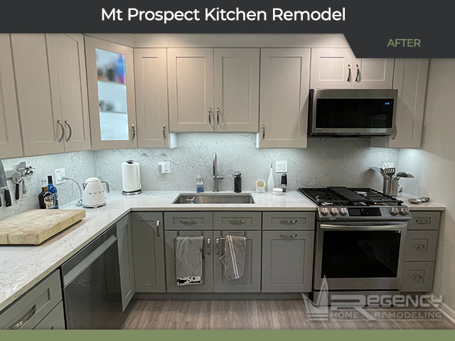 Kitchen Remodel - 514 Elmhurst Rd, Mt Prospect, IL 60056 by Regency Home Remodeling