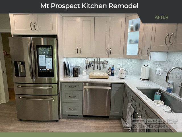 Kitchen Remodel - 514 Elmhurst Rd, Mt Prospect, IL 60056 by Regency Home Remodeling