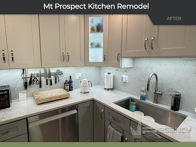 Kitchen Remodel - 514 Elmhurst Rd, Mt Prospect, IL 60056 by Regency Home Remodeling