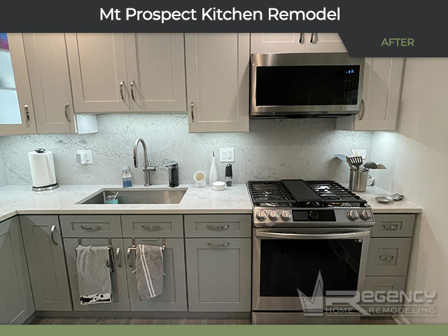 Kitchen Remodel - 514 Elmhurst Rd, Mt Prospect, IL 60056 by Regency Home Remodeling