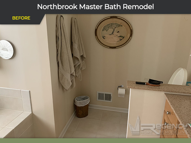 Master Bath Remodel - 2591 Chedworth Ct, Northbrook, IL 60062 by Regency Home Remodeling