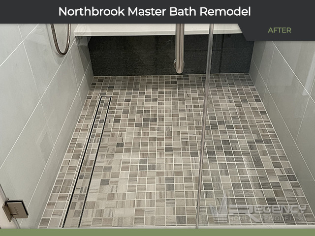 Master Bath Remodel - 2591 Chedworth Ct, Northbrook, IL 60062 by Regency Home Remodeling