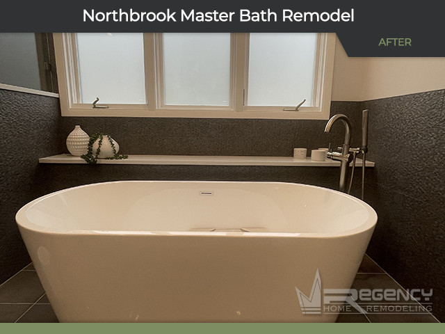 Master Bath Remodel - 2591 Chedworth Ct, Northbrook, IL 60062 by Regency Home Remodeling