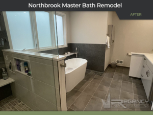 Master Bath Remodel - 2591 Chedworth Ct, Northbrook, IL 60062 by Regency Home Remodeling