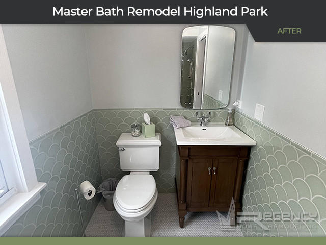Master Bath Remodel - 940 Marion Ave, Highland Park, IL 60035 by Regency Home Remodeling