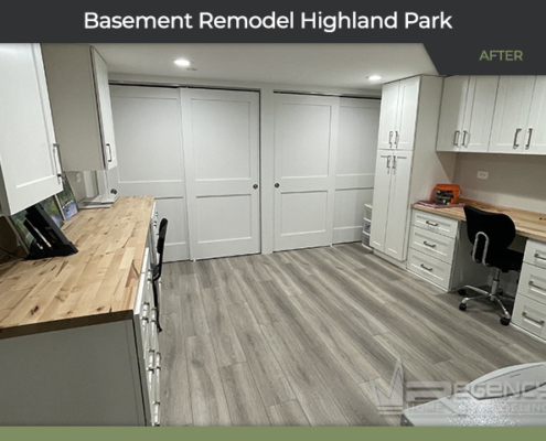 Basement Remodel - 3550 University Ave, Highland Park IL 60035 by Regency Home Remodeling