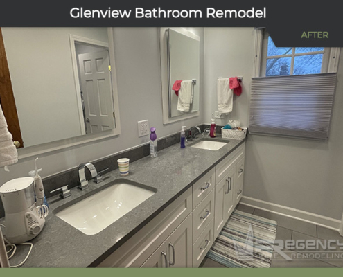 Bathroom Remodel - 2745 Harrison St, Glenview, IL 60025 by Regency Home Remodeling