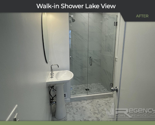 Walk-in Shower - 3025 N Racine Ave, Chicago, IL 60657 by Regency Home Remodeling