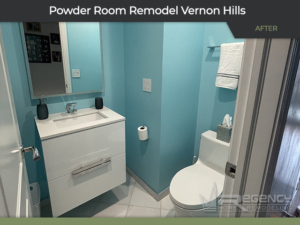 Powder Room Remodel - 112 Austin Ct, Vernon Hills, IL 60061 60035 by Regency Home Remodeling