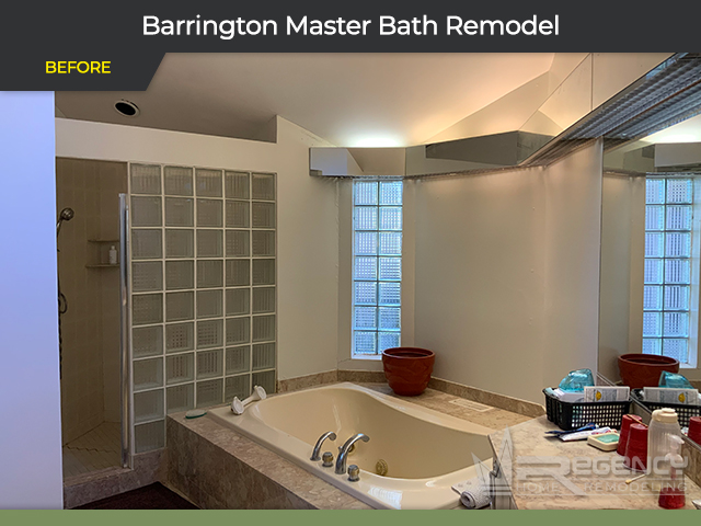 Master Bath - 315 N Valley Rd, Barrington, IL 60010 by Regency Home Remodeling