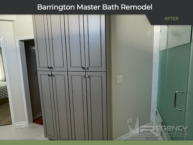 Master Bath - 315 N Valley Rd, Barrington, IL 60010 by Regency Home Remodeling