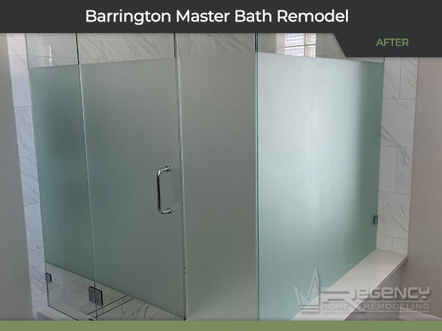 Master Bath - 315 N Valley Rd, Barrington, IL 60010 by Regency Home Remodeling