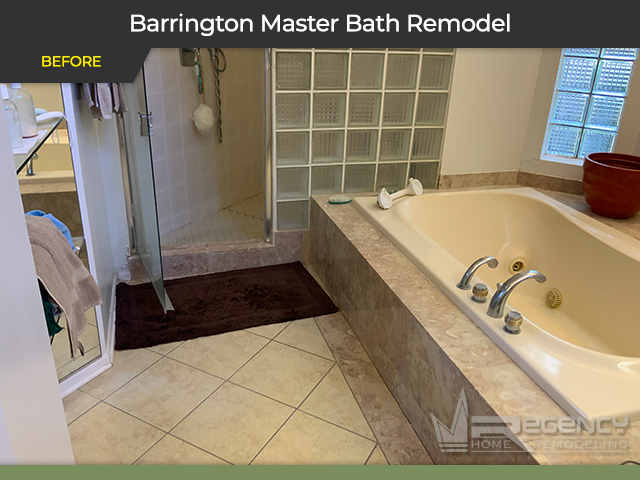 Master Bath - 315 N Valley Rd, Barrington, IL 60010 by Regency Home Remodeling
