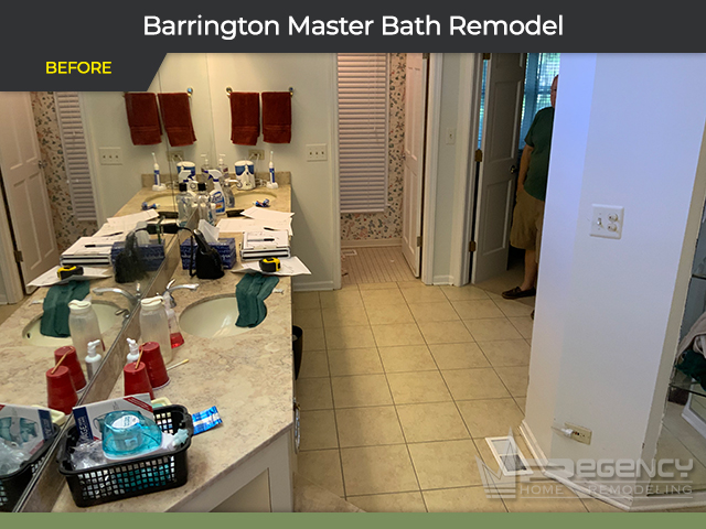 Master Bath - 315 N Valley Rd, Barrington, IL 60010 by Regency Home Remodeling
