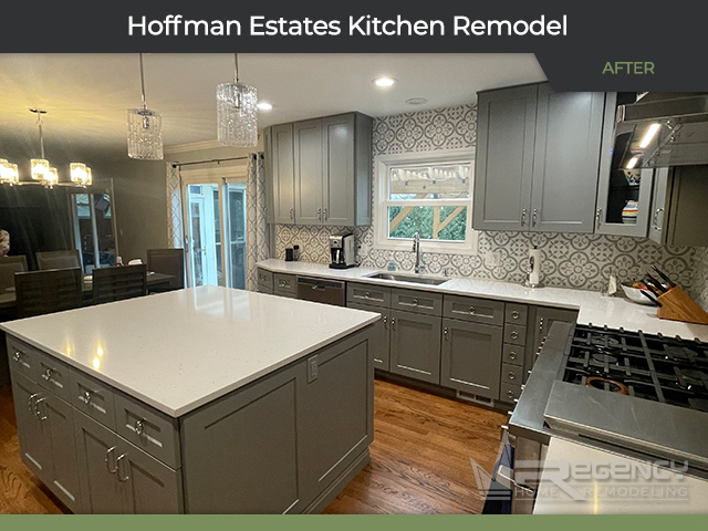 Kitchen Remodel - 3400 Yorkshire Ct, Hoffman Estates, IL 60067 by Regency Home Remodeling