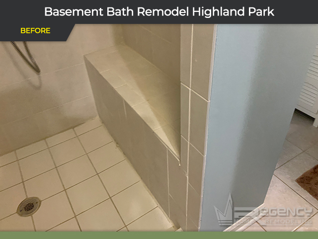 Basement Bath - 3072 Greenwood Ave, Highland Park, IL 60035 by Regency Home Remodeling