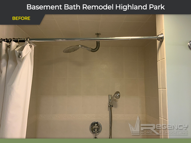 Basement Bath - 3072 Greenwood Ave, Highland Park, IL 60035 by Regency Home Remodeling